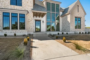 Close View of Front Elevation