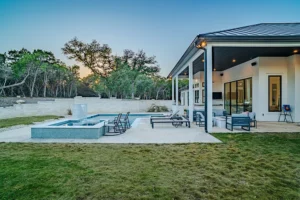 Backyard from left side